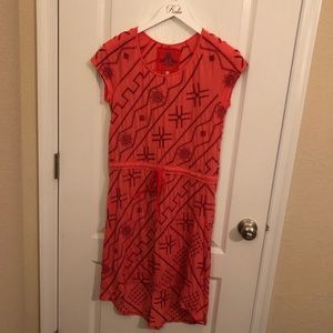 Johnny Was Drawstring High Low Dress